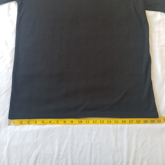 Men's Clairborne Black Polo Shirt Large - Picture 3 of 8